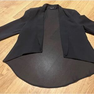 Millau black blazer with Sheer Back